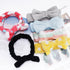 LADES Spa Headband - 6 Pack Makeup Headbands for Women, Bow Hair Band Soft Coral Fleece for Washing Face