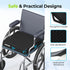 AUVON Cooling Gel Wheelchair Seat Cushion for Sciatica, Back Pain Relief, Breathable Memory Foam with Anti-Slip Cover