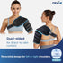 REVIX 3D Sewing Shoulder Ice Pack Wrap for Better Fit, Reusable Hot & Cold Compress for Pain Relief