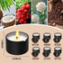 Sariiraw 6 Pack Set, Massage Oil Candles Low Temp Soy Based Massage Candles for Massage Therapy, Relaxation & Skin