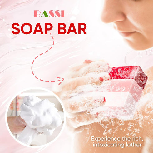 Set, 30ml/1 oz, 2 (3pcs Yoni Soap Bars & Natural Yoni Oil Natural Vaginal Wash for Women Feminine Wash Vaginial