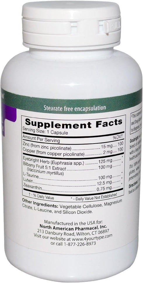 D'Adamo Personalized Nutrition Ocubright - 60 Count Supplement