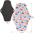 PHOGARY Set (7 1, Reusable Menstrual Pads for Heavy Flow with Wet Bag, Sanitary Pads with Wings for Women, Washable