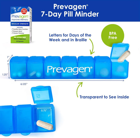 Prevagen Improves Memory, Regular Strength 10mg, 30 Capsules, Brain Supplement with Vitamin D