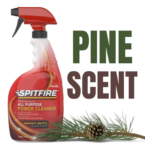 Diversey CBD540038 Spitfire Professional All Purpose Power, 32 Ounce Capped Spray Bottle - 4 Pack