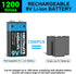 HIKITMATE 4-Pack 9V 4400mWh 9 2H 4-in-1 10-Year Rechargeable Lithium Batteries, Volt Li-ion Battery for Smoke Detectors