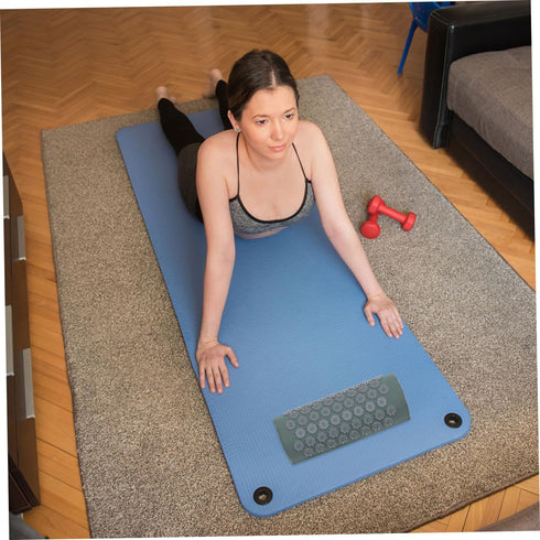 WEKAMOS Set Acupressure Massage Mat and Pillow Non-Slip Acupoint Massage Pad with Carrying Bag for Back and Neck Relief
