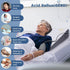 Bed Wedge Pillow for Sleeping - Gel Memory Foam for Back, Knee Pain Relief After Surgery, 7.5 Inch Triangle Elevation