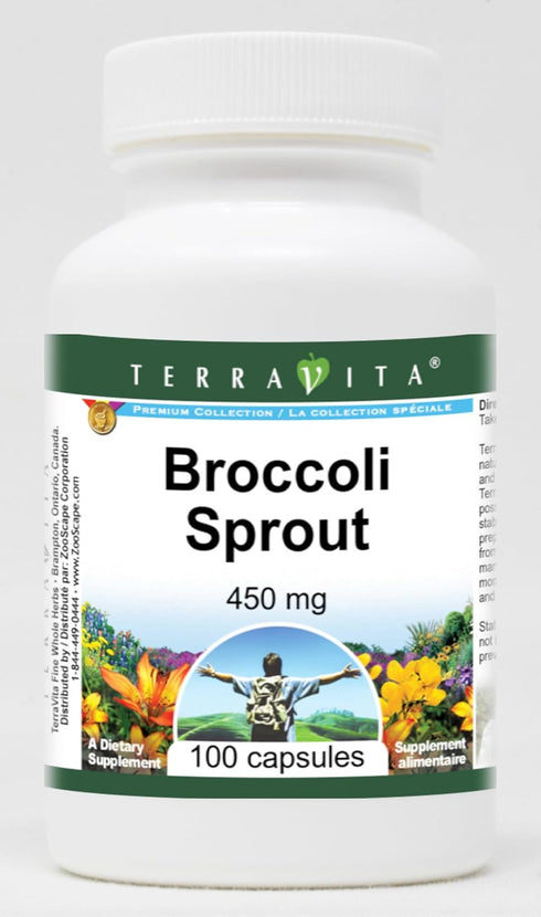 Terravita Broccoli Sprout - 450 mg (100 Capsules, ZIN: 519358)