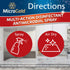Multi-Action Disinfectant Antimicrobial Spray, 24 Fluid Ounces, Kills 99.9% of Viruses and Bacteria, 6 Pack, Tested for