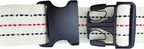 LAMBOX Walking Transfer Gait Belt, Standing Aids with Quick Release Buckle for Seniors, Elderly, Caregiver (Beige 60“)