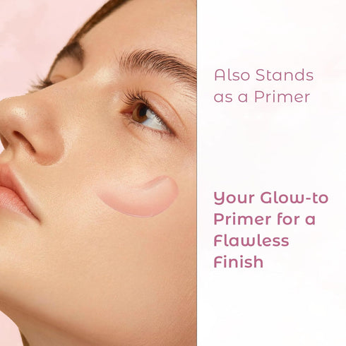 Illuminating Rose Gold Facial Serum Elixir - Hydrating Aloe & Hyaluronic Acid, 2 oz.