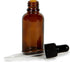 Vivaplex Amber 4 oz Glass Bottles with Glass Eye Droppers, 2 Pack
