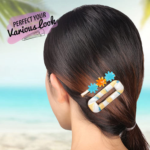 LEOBRO Gold Hair Clips - 50PCS Alligator Barrettes for Women, Girls, Crafts, DIY Hair Bows