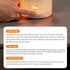 Segrehy 5V 180ml Volcano Diffuser Essential Oil Humidifier Relaxing Auto Shutoff Warm Atmosphere Flame Mist