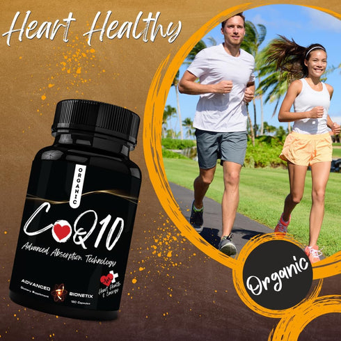 Advanced Absorption 200mg CoQ10 with Black Pepper Extract | 90 Softgels for Heart & Brain Health