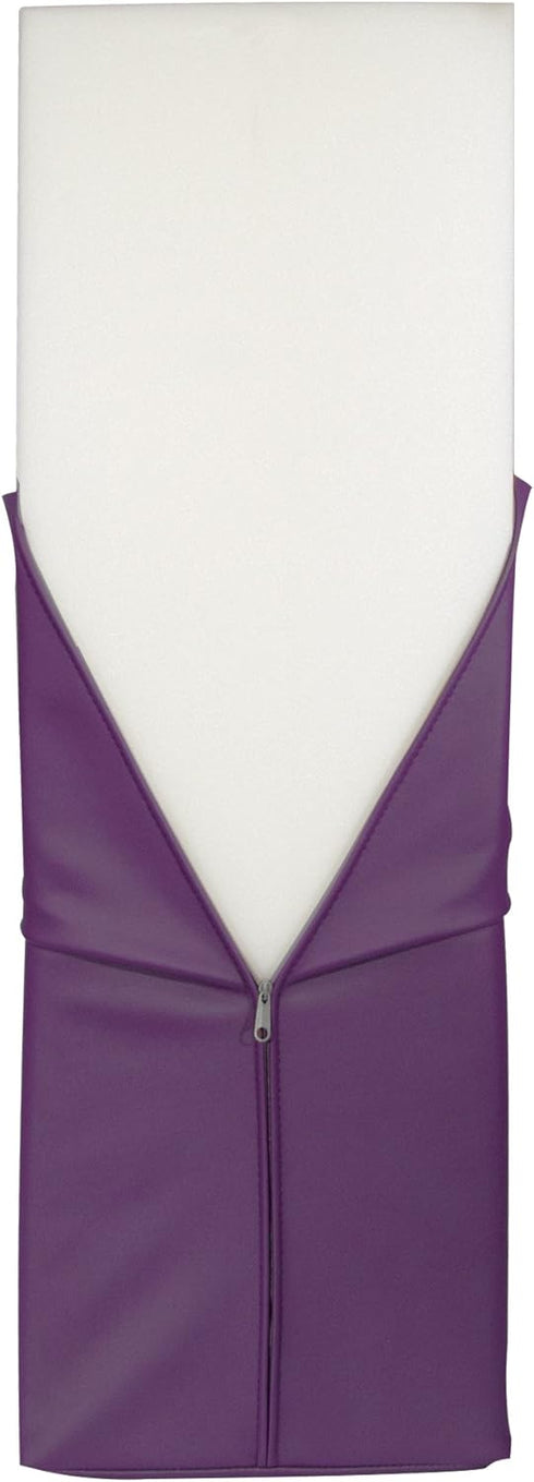 Master Massage Semi-Round Bolster, Purple, 6 Inch
