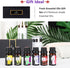 Floral Essential Oil Set - 6x10ml Aromatherapy Gift Kit for Diffuser, Humidifier, DIY Candle