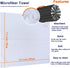 SINLAND 12 Pack Microfiber Cleaning Cloths, 12"x12", White, Absorbent Dish Rags, No Streak Lens Cloths