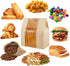 35PCS Large Paper Bread Bags, Sourdough Bread Paper Bags for Homemade Bread, Kraft Paper Bakery Bags with Window and