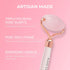 Kate Eve Elite Gua Sha Set & Brazilian Rose Quartz Face Roller - Ultra-Premium Quartz for Skin Lifting & Therapy