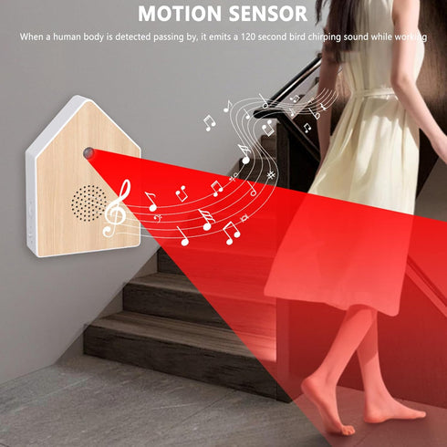 Singing Bird Box Bird Chirping Sound Box Motion Sensor Noise Machine White Noise Sound Machine for Bathroom