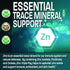 Bronson Zinc Triple Play 30 mg Immune Support Supplement with Zinc Acetate, Picolinate & Orotate - 100 Vegetarian