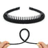 Women's Fashion Headbands, Comfy Non-Slip Hair Accessories with Teeth Comb (4 Colors)