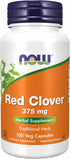 NOW Supplements Red Clover | 375 mg | 100 Veg Capsules | Herbal Supplement