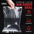 Clear Plastic Zip Bags with Zipper Seal by DiRose, Resealable, Strong, Thick, Sturdy, 5x8, 100 Pack for Organizing,