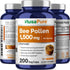 NusaPure Bee Pollen 1500mg, 200 Veggie Caps (100% Vegetarian, Non-GMO, Gluten Free)