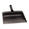Carlisle FoodService Products 8 Inch Heavy-Duty Dust Pan, Durable Plastic, Black - For Home and Commercial Use