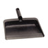 Carlisle FoodService Products 8 Inch Heavy-Duty Dust Pan, Durable Plastic, Black - For Home and Commercial Use