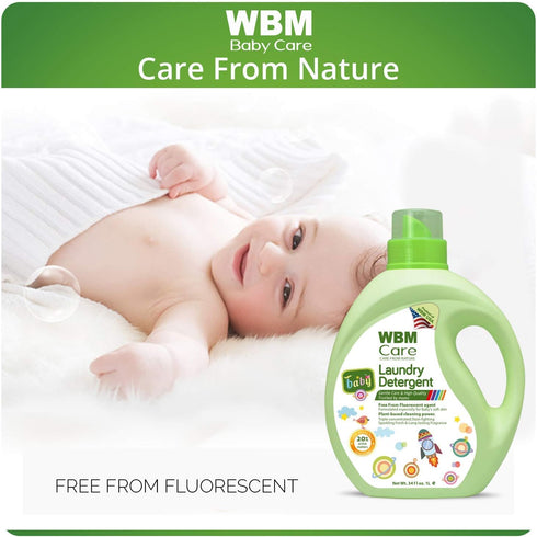 Laundry Detergent, Plant-Based Liquid, 50 Loads Total, 34 fl oz