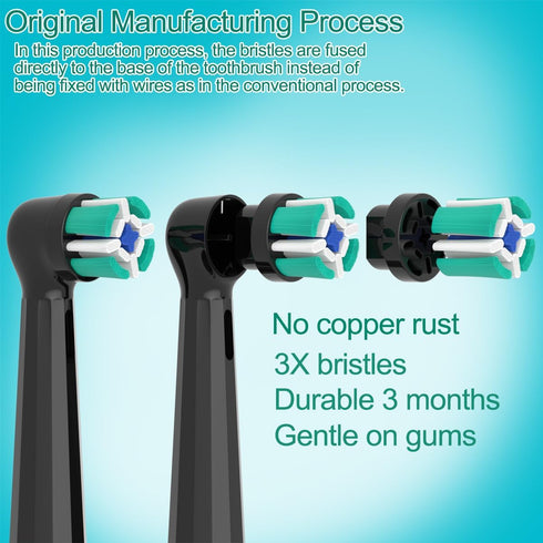 Sulkiwe 2/3/4/5/6/7/8/9/10 8pcs Replacement Heads Compatible with Oral B iO Electric Toothbrush, Soft Toothbrush Heads