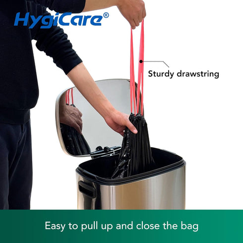 Ultra Strong 30 Gallon Trash Bags, Unscented, 120 Count, Heavy Duty, Leakproof, Black