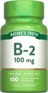 Nature's Truth B2 Vitamin, 100mg, 100 Capsules, Non-GMO, Gluten Free Supplement, Riboflavin