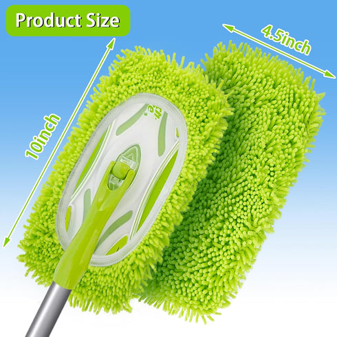Reusable Dry Sweeping Cloths Microfiber Wet Mop Pads, Compatible with Swiffer Sweeper Mop Replacement Refills (8PCS)