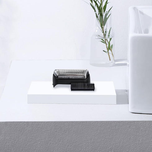 Series 1 10B Replacement Head, Foil & Cutter Cassette for Braun Cruzer, Compatible with 1000/2000 Series Shaver Head Set