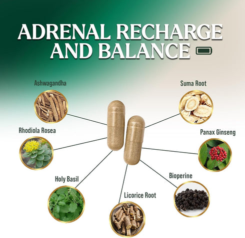 Adrenal Support Supplements Cortex Complex, Best Energy Supplement, Supports Cortisol Health & Energy Levels, 120