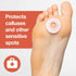 ZenToes Callus Cushions: Round Foam Padding for Foot Pain Relief (48 Count)