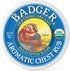 Badger Organic Chest Rub, 100% Natural Vaporub with Eucalyptus & Lavender for Chest Congestion Relief, 2 oz Tin