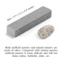6-Pack Pumice Stone for Toilet Cleaning: Powerfully Cleans Hard Water Rings & Stains for Toilet & Bathtubs