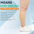 MGANG Plus Size 5XL Calf Compression Sleeve, 20-30mmHg Leg Compression Socks for Pain Relief, Swelling, Travel, Beige