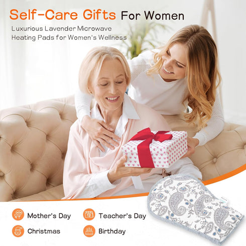 Hihealer 2024 Newest Microwavable Therapy Mittens - Moist Heat Gloves for Stiff Joints, Self Care Gifts for Women