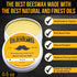 Moustache Wax Kit with 3" Folding Comb by BEST, Essential Grooming Set for Moustache Styling and Maintenance