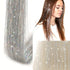 Silver Hair Tinsel Kit 12Pcs Clip in 20.5 Inch Heat Resistant Glitter Hair Accessories
