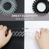 TailaiMei 30 Pcs Spiral Hair Ties, No Crease Coil Phone Cord Hair Ties for Thick Hair, Women Ponytail Holder