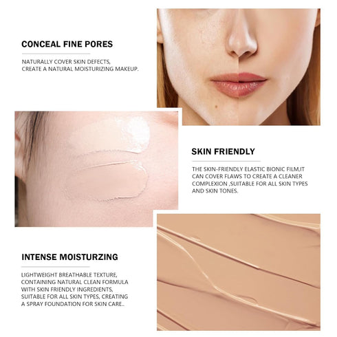 Ownest Mushroom Head Air Cushion BB Cream, Concealer Lasting Nude Makeup Base