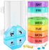 Quauli Weekly Pill Organizer 4 Times a Day, 7 Day Travel Pill Box
